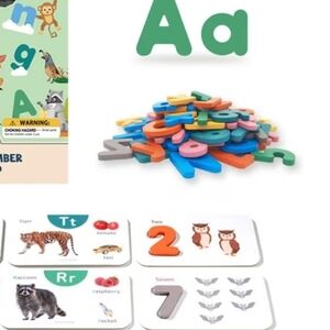 Montessori Alphabet and Number Learning Set